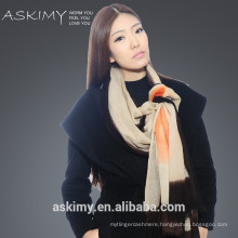 2015 hot sale new design 100% wool hand painted scarf